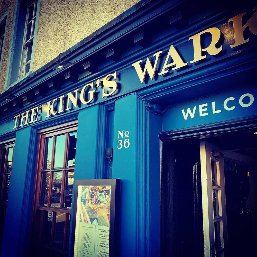  Exterior of the kings Wark restaurant and bar, the Shore, Edinburgh
